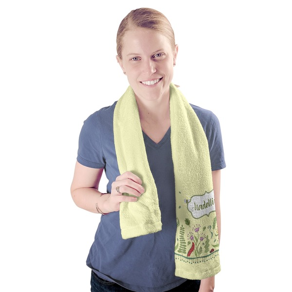 Nature Inspired Sport Towel - Exercise use - Model