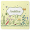 Nature Inspired Square Rubber Backed Coaster (Personalized)