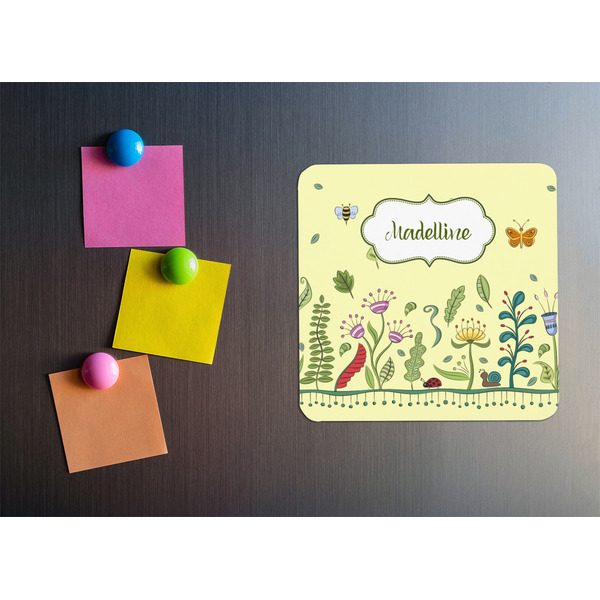 Nature Inspired Square Fridge Magnet - LIFESTYLE