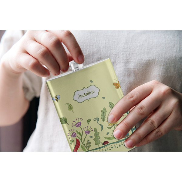 Nature Inspired Stainless Steel Flask - LIFESTYLE 1