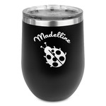 Nature Inspired Stemless Wine Tumbler - 5 Color Choices - Stainless Steel  (Personalized)