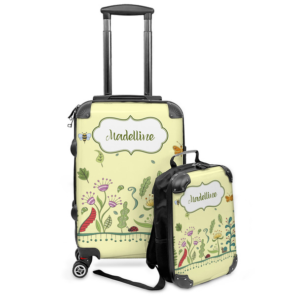 Custom Nature Inspired Kids 2-Piece Luggage Set - Suitcase & Backpack (Personalized)