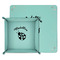 Nature Inspired Teal Faux Leather Valet Trays - PARENT MAIN