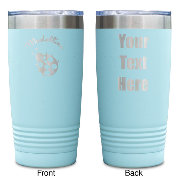 Nature Inspired Teal Polar Camel Tumbler - 20oz -Double Sided - Approval