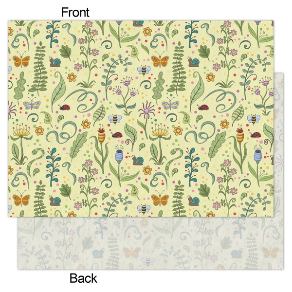 Nature Inspired Tissue Paper - Lightweight - Large - Front & Back