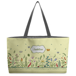 Nature Inspired Beach Totes Bag - w/ Black Handles (Personalized)