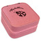 Nature Inspired Travel Jewelry Boxes - Pink Leather (Personalized)