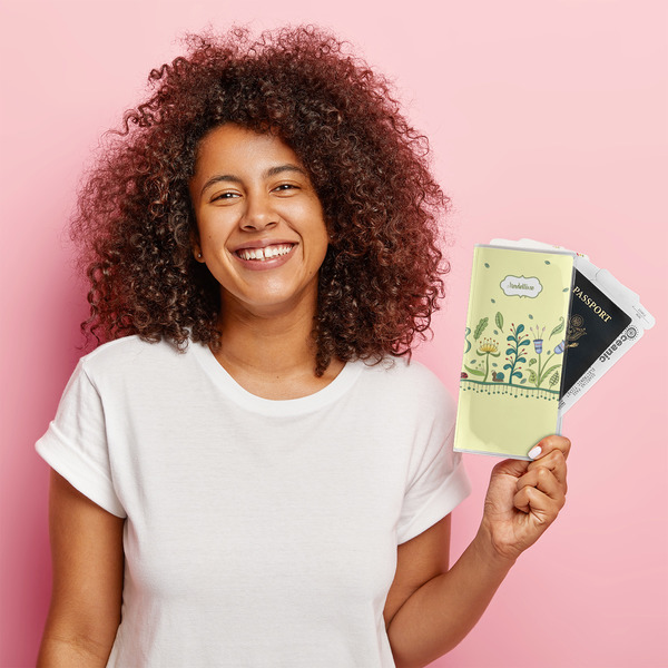 Nature Inspired Vinyl Document Holder - LIFESTYLE