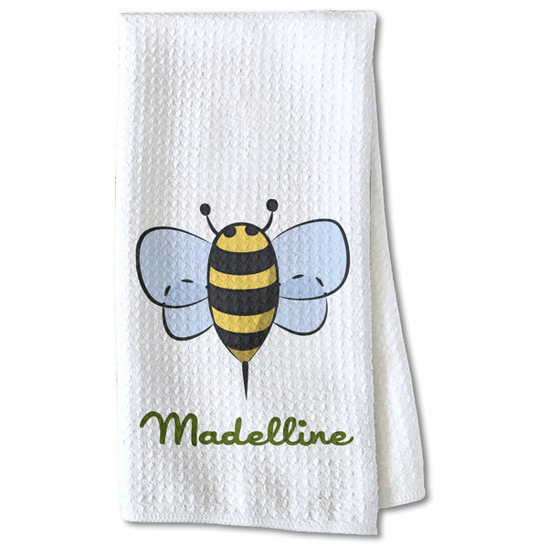 Custom Nature Inspired Kitchen Towel - Waffle Weave - Partial Print (Personalized)