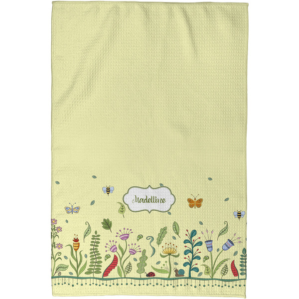 Nature Inspired Waffle Weave Towel - Full Color Print - Approval Image