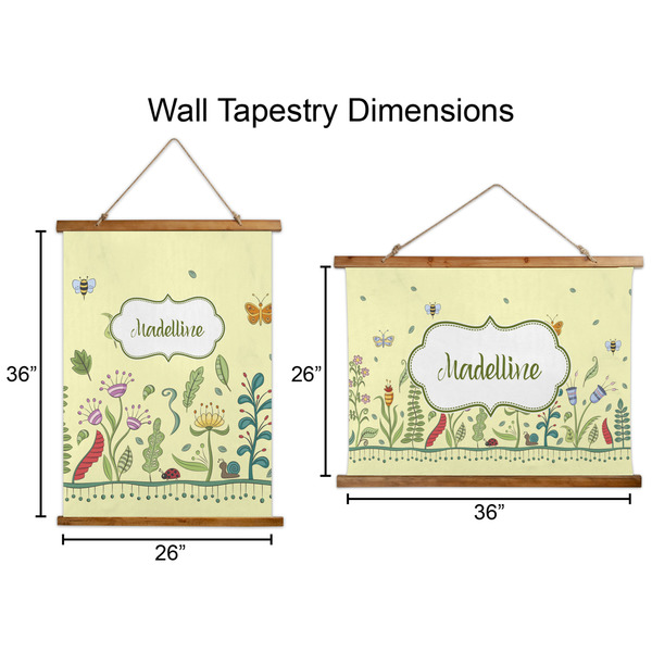 Nature Inspired Wall Hanging Tapestries - Parent/Sizing