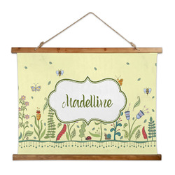 Nature Inspired Wall Hanging Tapestry - Wide (Personalized)