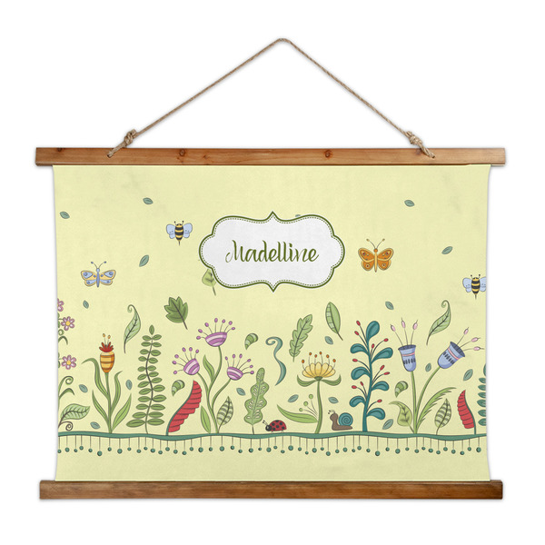 Custom Nature Inspired Wall Hanging Tapestry - Wide (Personalized)