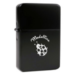 Nature Inspired Windproof Lighter - Black - Double Sided (Personalized)
