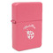 Nature Inspired Windproof Lighter - Pink - Single Sided (Personalized)