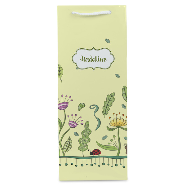 Nature Inspired Wine Gift Bag - Gloss - Front