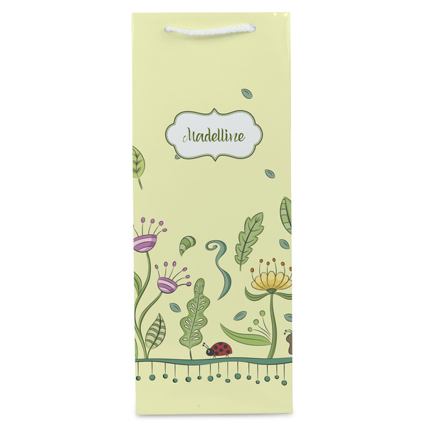 Nature Inspired Wine Gift Bag - Matte - Front