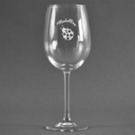 Nature Inspired Wine Glass (Single) (Personalized)