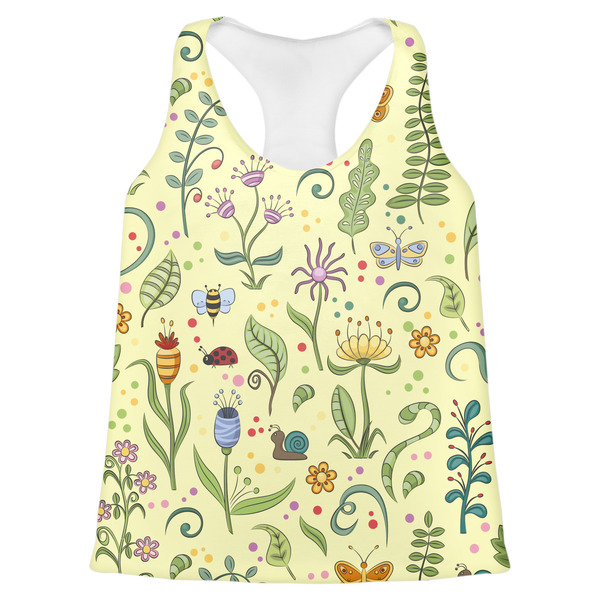 Custom Nature Inspired Womens Racerback Tank Top - Small