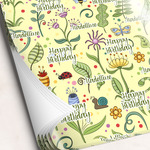 Nature Inspired Wrapping Paper Sheets - Single-Sided - 20" x 28" (Personalized)