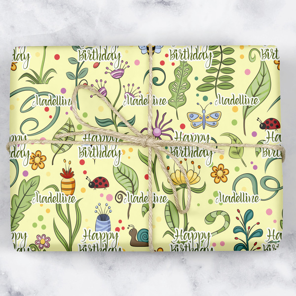 Custom Nature Inspired Wrapping Paper (Personalized)
