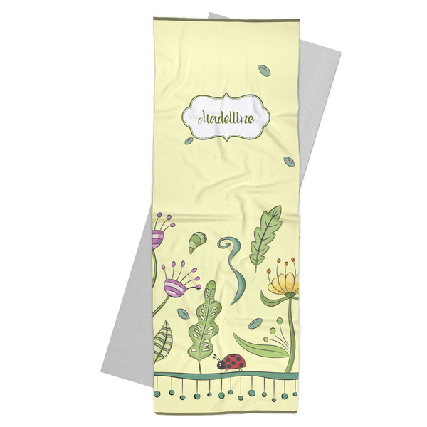 Custom Nature Inspired Yoga Mat Towel (Personalized)