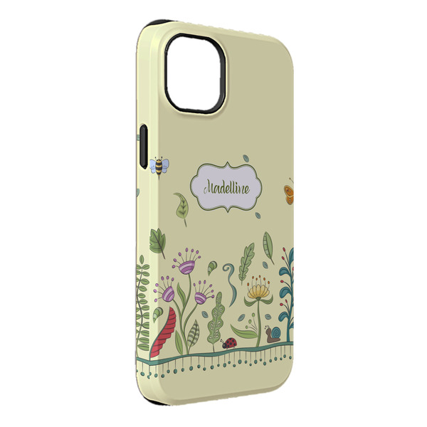 Custom Nature Inspired iPhone Case - Rubber Lined - iPhone 14 Plus (Personalized)