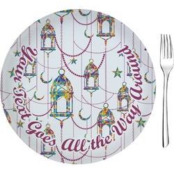 Hanging Lanterns Glass Appetizer / Dessert Plate 8"