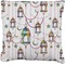 Hanging Lanterns Faux-Linen Throw Pillow 18"