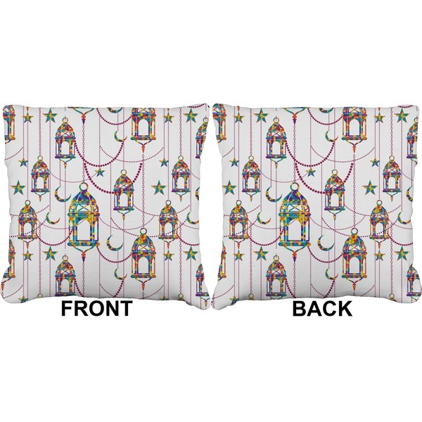 Arabian Lamps Burlap Pillow Approval