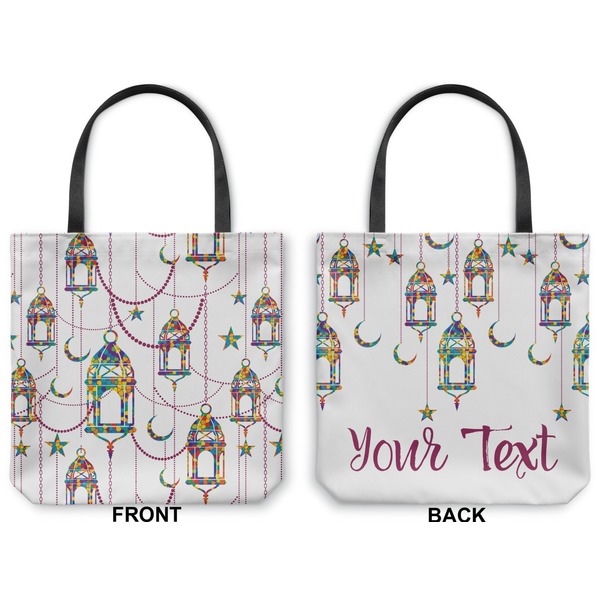 Arabian Lamps Canvas Tote - Front and Back