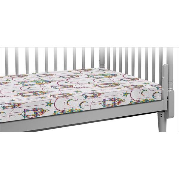 Custom Hanging Lanterns Crib Fitted Sheet