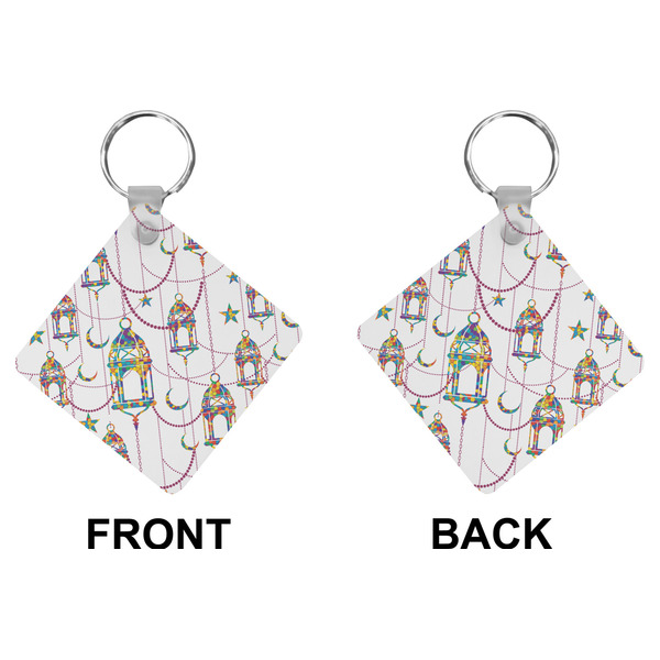 Arabian Lamps Diamond Keychain (Front + Back)