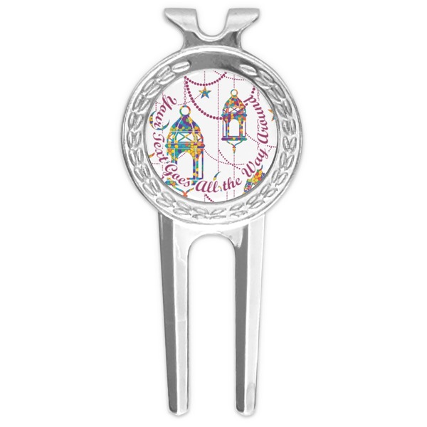 Custom Hanging Lanterns Golf Divot Tool & Ball Marker