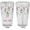 Hanging Lanterns Pint Glass - Full Color - Front & Back Views