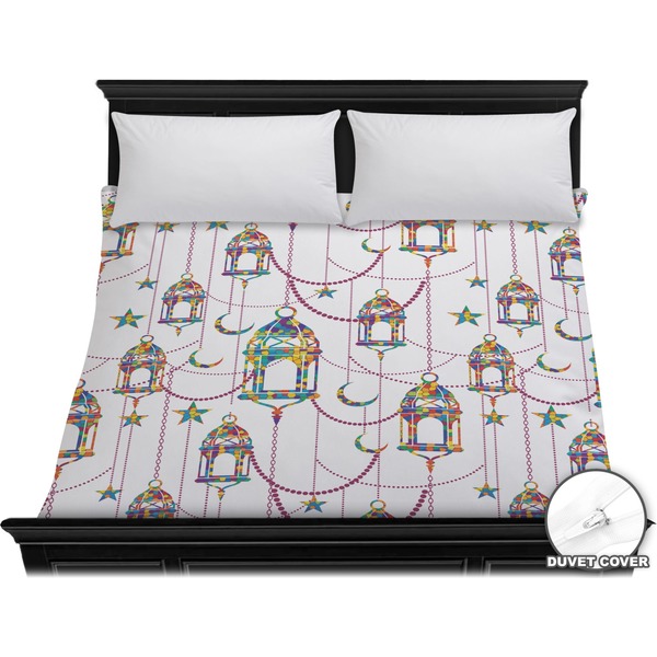 Custom Hanging Lanterns Duvet Cover - King