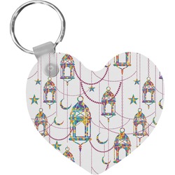 Hanging Lanterns Heart Plastic Keychain