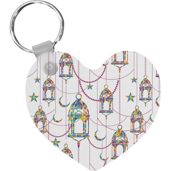 Custom Hanging Lanterns Heart Plastic Keychain