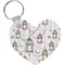 Arabian Lamps Heart Keychain (Personalized)