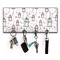 Hanging Lanterns Key Hanger w/ 4 Hooks