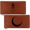 Arabian Lamps Leather Checkbook Holder Front and Back