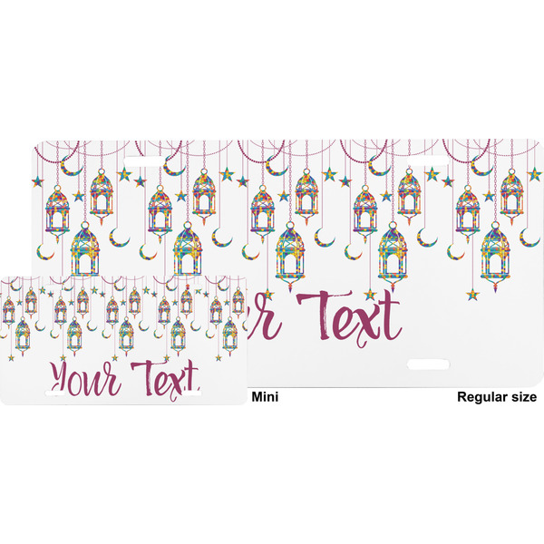 Arabian Lamps License Plate (Sizes)