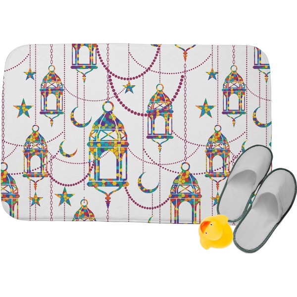 Custom Hanging Lanterns Memory Foam Bath Mat - 24"x17"