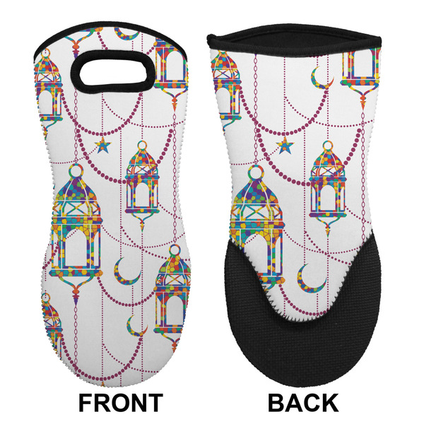 Arabian Lamps Neoprene Oven Mitt (Front & Back)