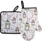 Hanging Lanterns Oven Mitt & Pot Holder Set