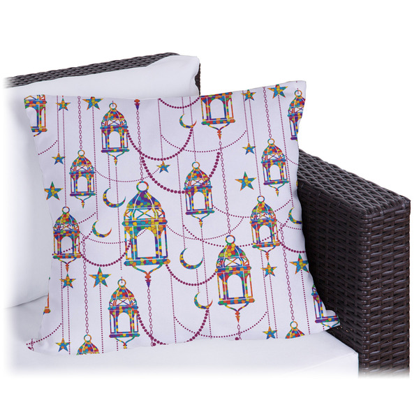 Custom Hanging Lanterns Outdoor Pillow - 18"
