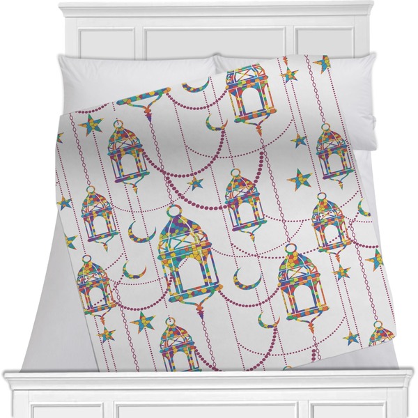 Custom Hanging Lanterns Minky Blanket
