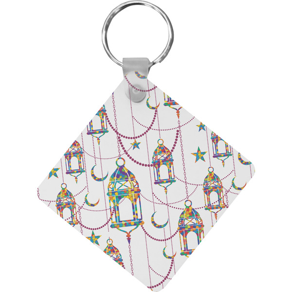 Custom Hanging Lanterns Diamond Plastic Keychain