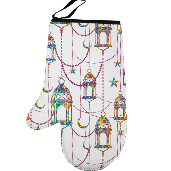 Arabian Lamps Personalized Oven Mitt - Left
