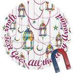 Hanging Lanterns Round Fridge Magnet